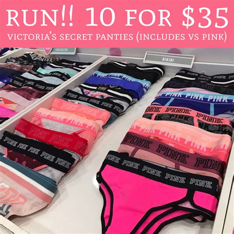 victoria secret pink panty sale